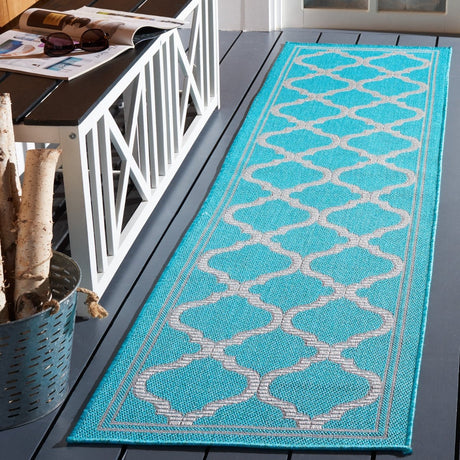 Safavieh Bermuda Bmu810J Aqua/Grey Rug.