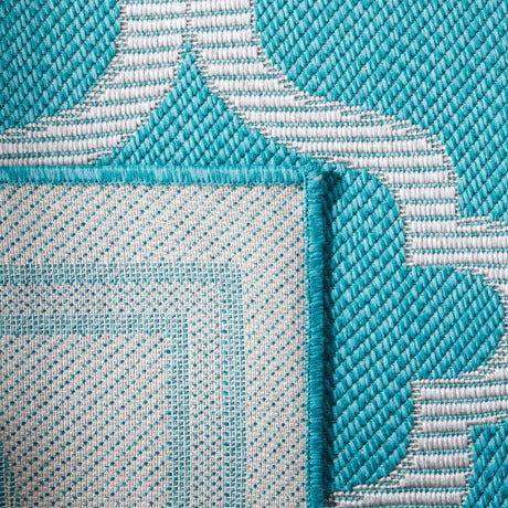 Safavieh Bermuda Bmu810J Aqua/Grey Rug.