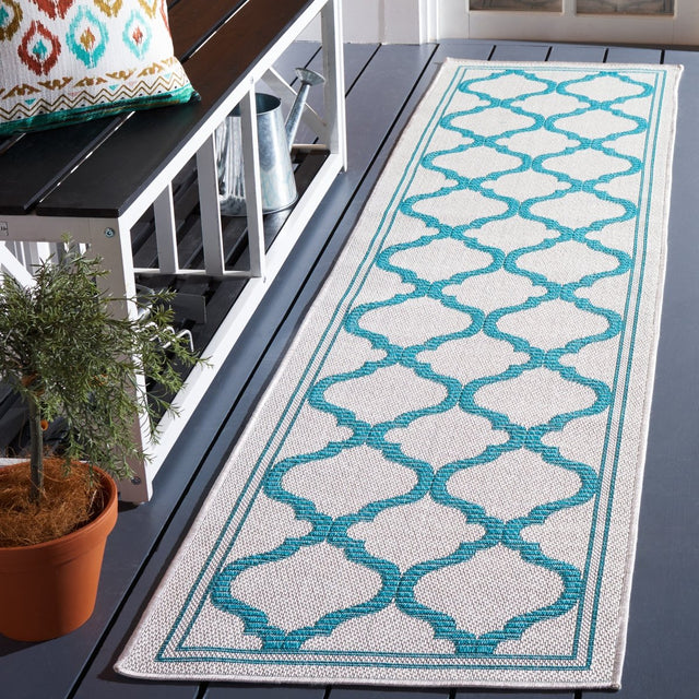 Safavieh Bermuda Bmu810K Beige/Aqua Rug.