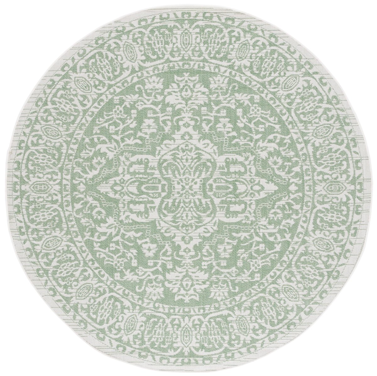 Safavieh Bermuda Bmu813Y Green/Ivory Rug.