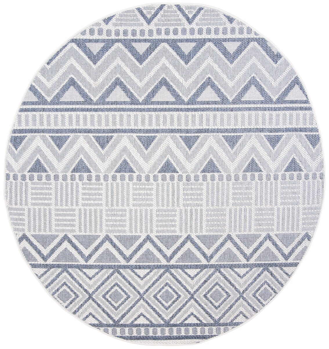 Safavieh Bermuda Bmu818A Cream/Navy Rug.
