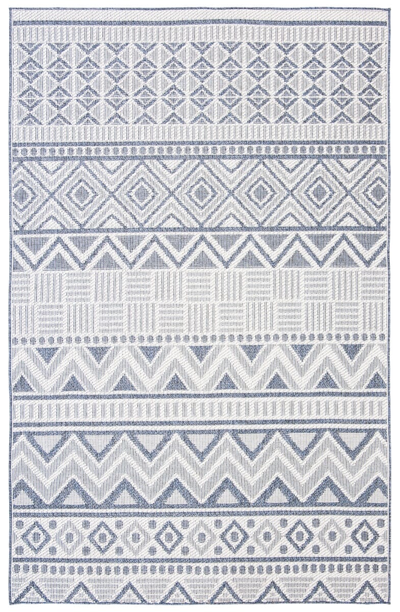 Safavieh Bermuda Bmu818A Cream/Navy Rug.