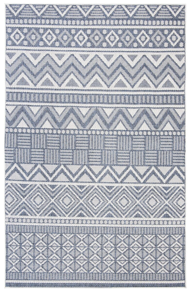 Safavieh Bermuda Bmu818N Navy/Creme Rug.