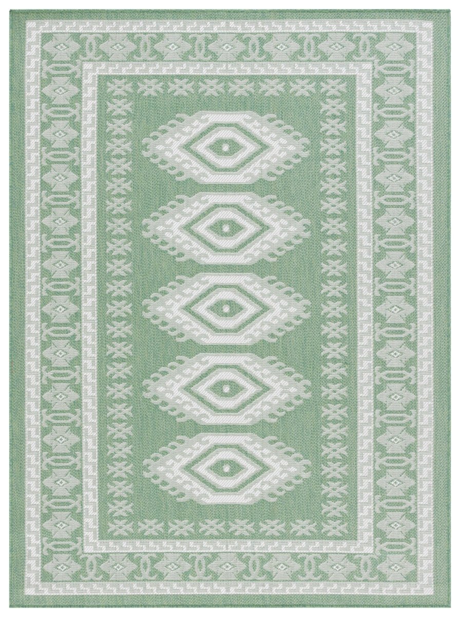 Safavieh Bermuda Bmu827Y Green/Ivory Rug.