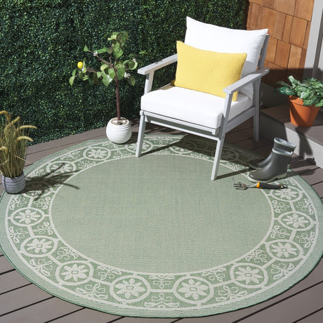 Safavieh Bermuda Bmu838Y Green/Ivory Rug.
