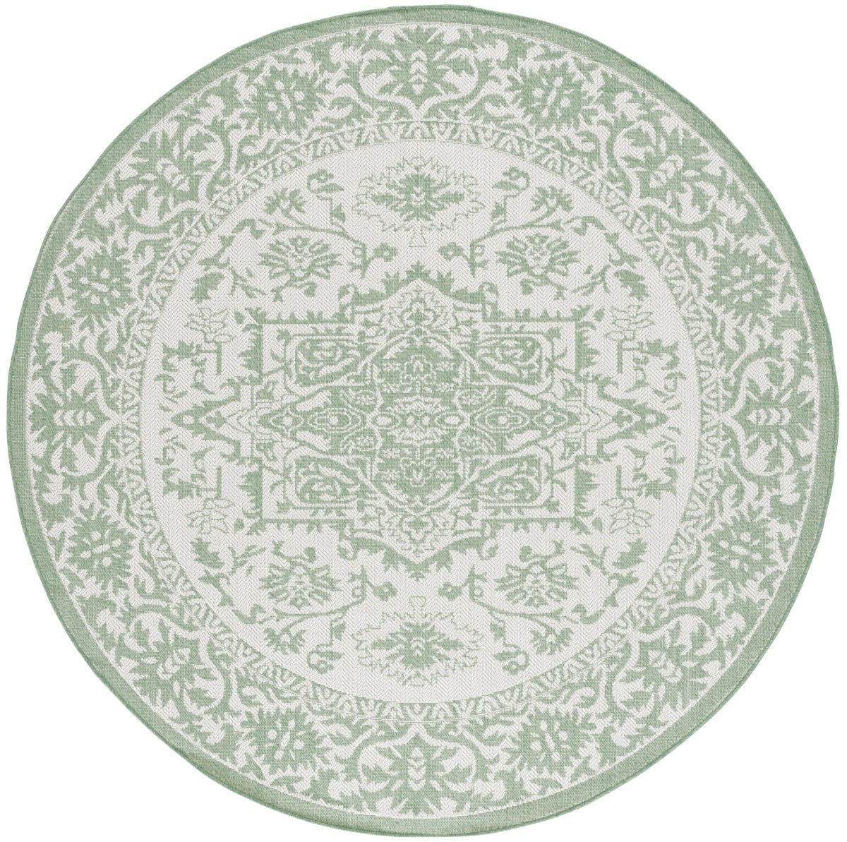 Safavieh Bermuda Bmu885Y Green/Ivory Rug.