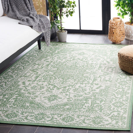 Safavieh Bermuda Bmu885Y Green/Ivory Rug.