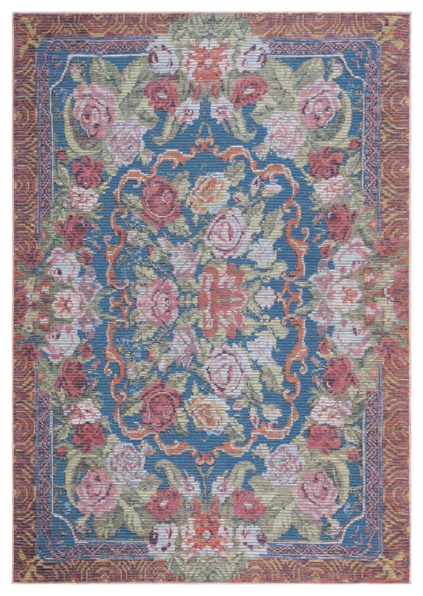 Safavieh Besarabian Bes220M Blue/Sage Rust Rug.