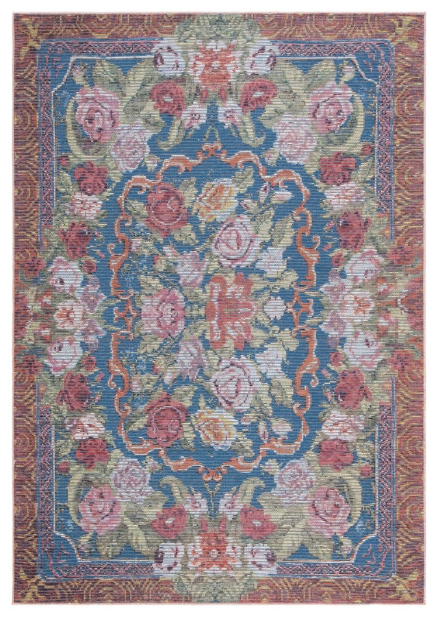 Safavieh Besarabian Bes220M Blue/Sage Rust Rug.