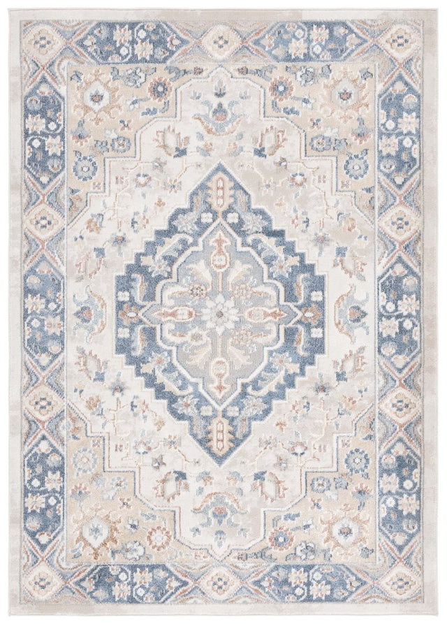 Safavieh Blair Washable Blr240A Ivory/Blue Rug.