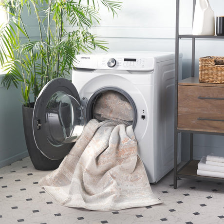 Safavieh Blair Washable Blr244B Beige/Blue Rug.