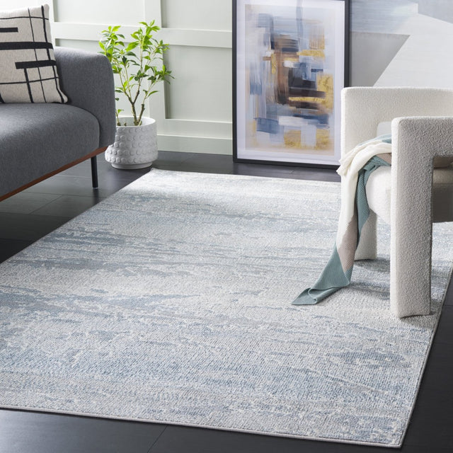 Safavieh Blair Washable Blr244M Blue/Grey Rug.