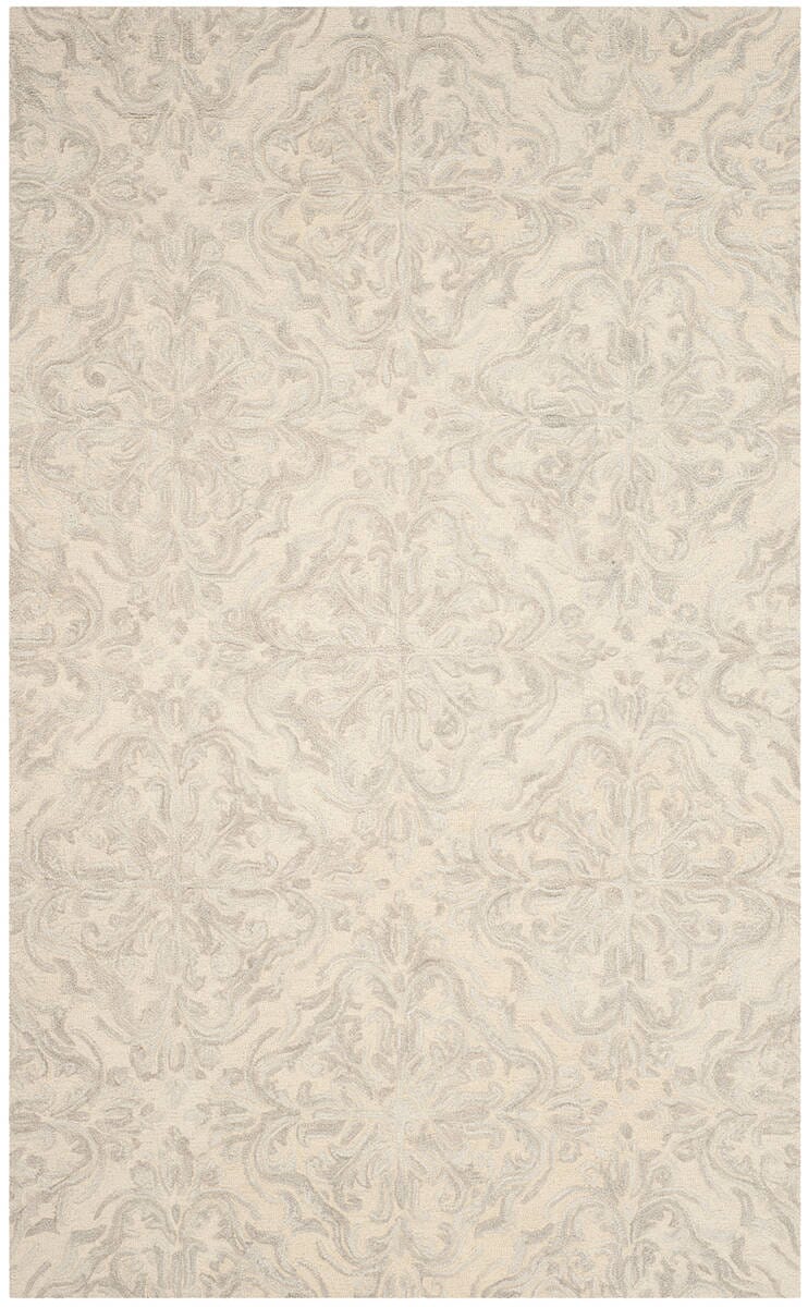 Safavieh Blossom Blm103A Ivory / Grey Rugs.