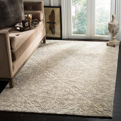 Safavieh Blossom Blm103A Ivory / Grey Rugs.
