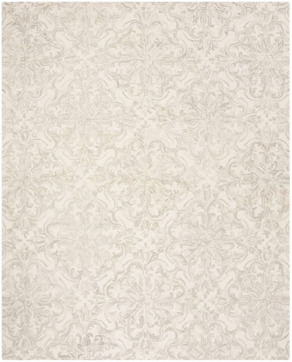 Safavieh Blossom Blm103A Ivory / Grey Rugs.