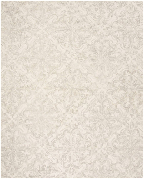 Safavieh Blossom Blm103A Ivory / Grey Rugs.