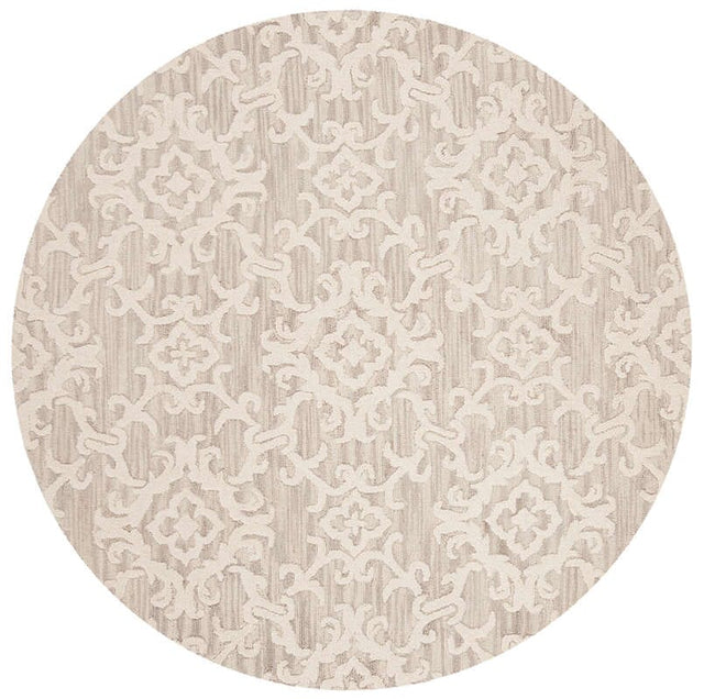 Safavieh Blossom Blm104A Grey / Ivory Rugs.