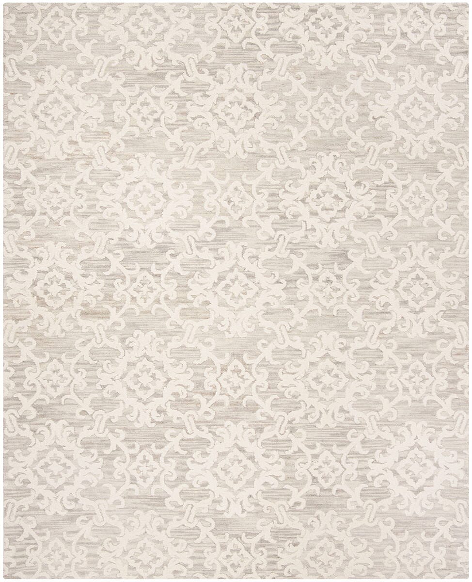 Safavieh Blossom Blm104A Grey / Ivory Rugs.