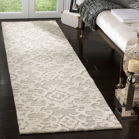 Safavieh Blossom Blm104A Grey / Ivory Rugs.