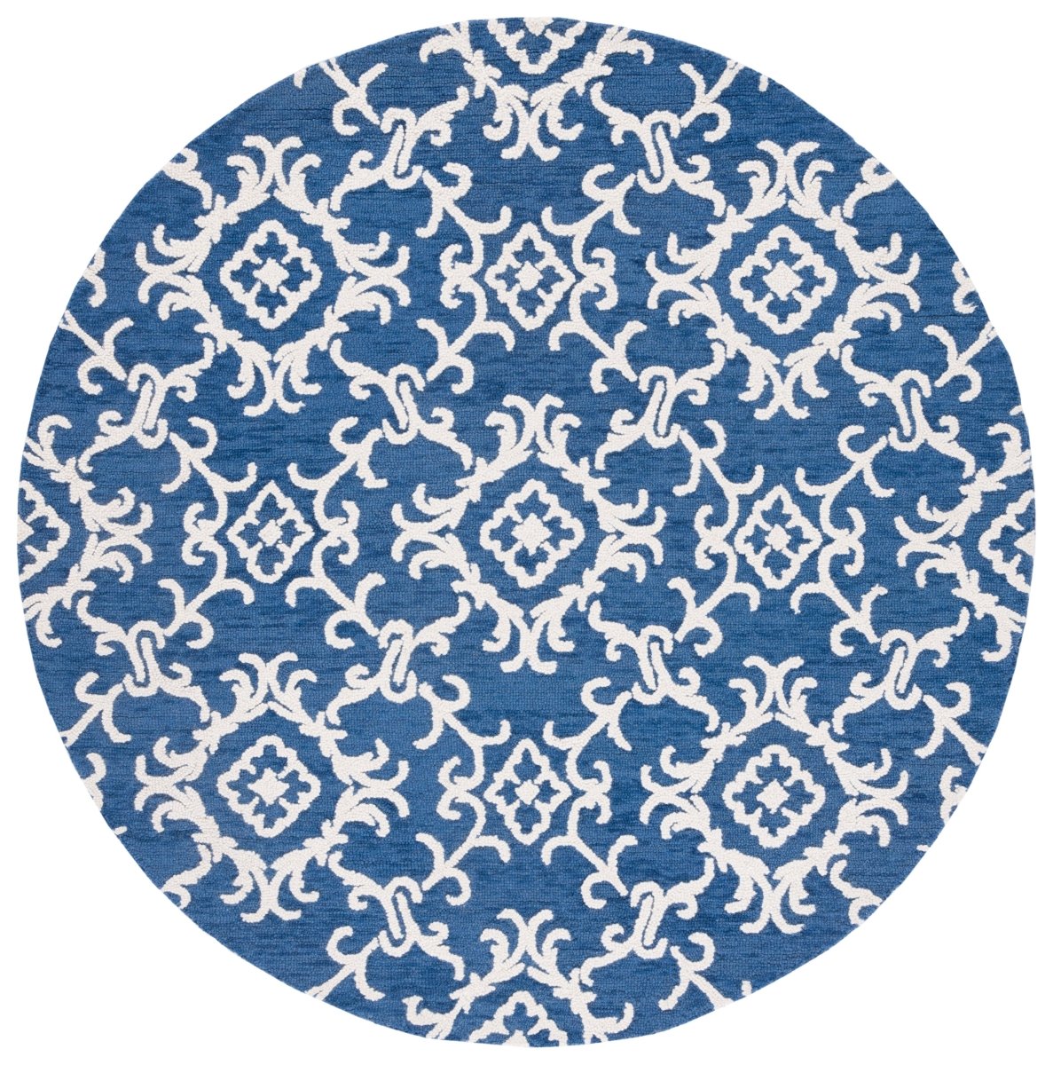 Safavieh Blossom Blm104N Navy/Ivory Rug.