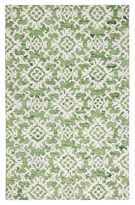 Safavieh Blossom Blm104Y Green/Ivory Rug.