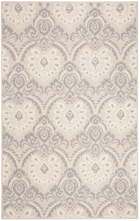 Safavieh Blossom Blm106A Light Grey / Ivory Rugs.