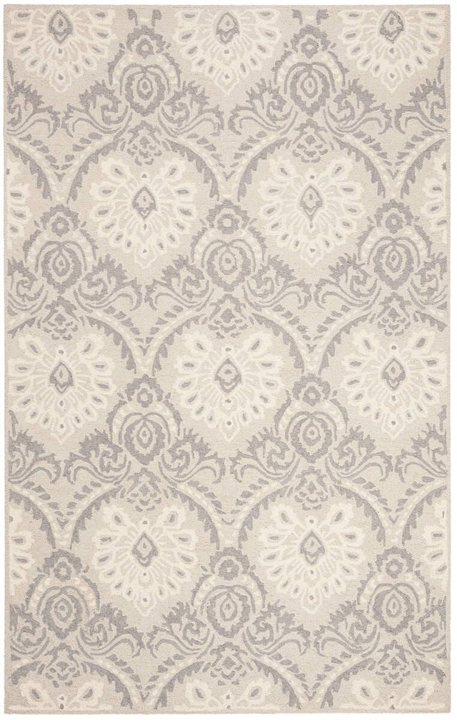 Safavieh Blossom Blm106A Light Grey / Ivory Rugs.