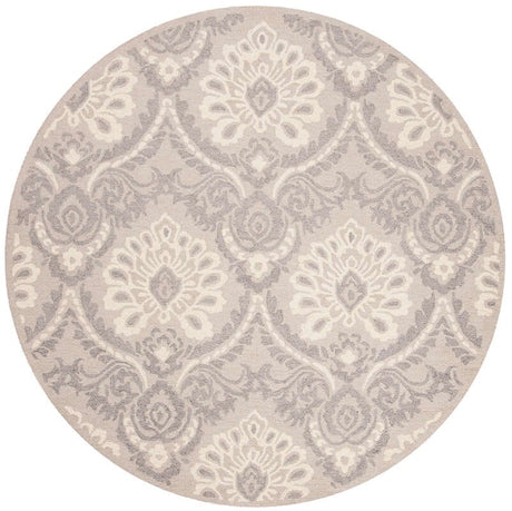 Safavieh Blossom Blm106A Light Grey / Ivory Rugs.