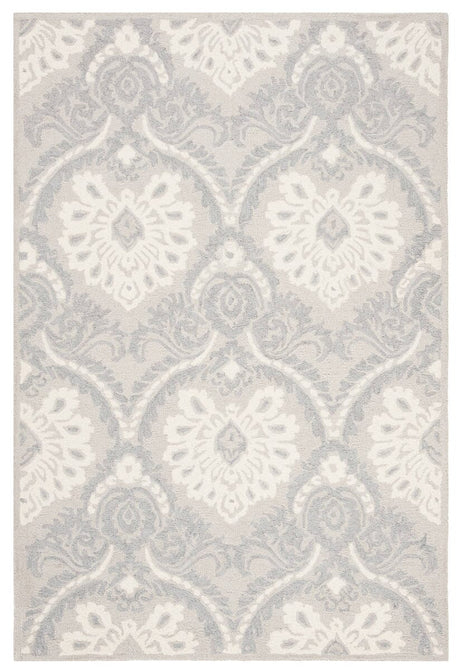 Safavieh Blossom Blm106A Light Grey / Ivory Rugs.