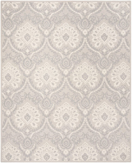 Safavieh Blossom Blm106A Light Grey / Ivory Rugs.