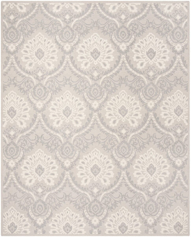 Safavieh Blossom Blm106A Light Grey / Ivory Rugs.