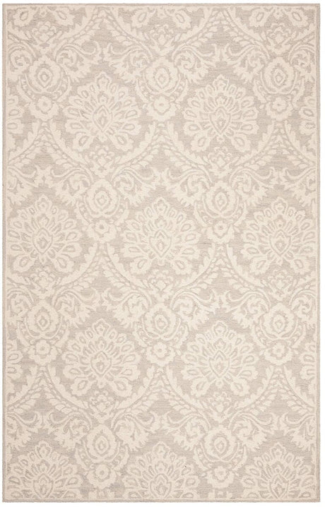 Safavieh Blossom Blm106G Silver / Ivory Rugs.