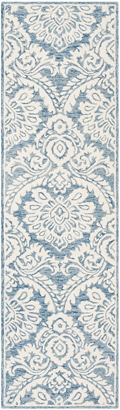 Safavieh Blossom Blm106M Blue / Ivory Rugs.