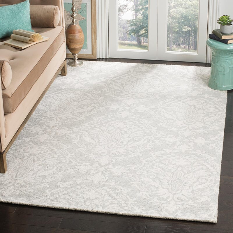 Safavieh Blossom Blm107C Sage / Ivory Rugs.