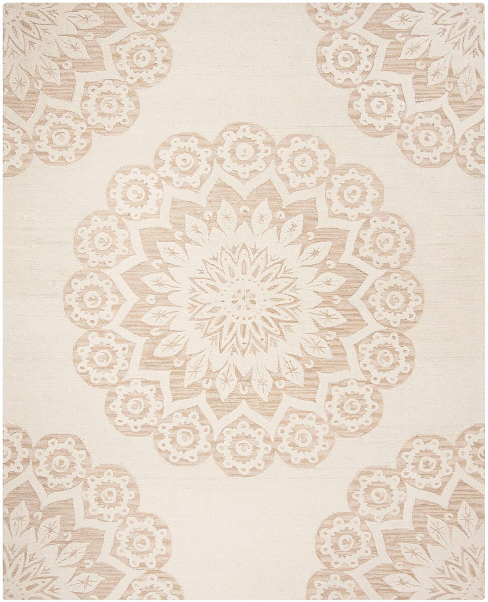 Safavieh Blossom Blm108B Ivory / Beige Rugs.