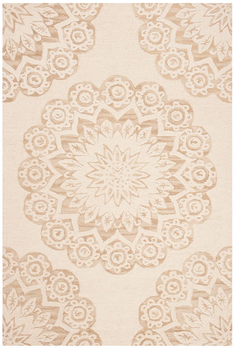 Safavieh Blossom Blm108B Ivory / Beige Rugs.