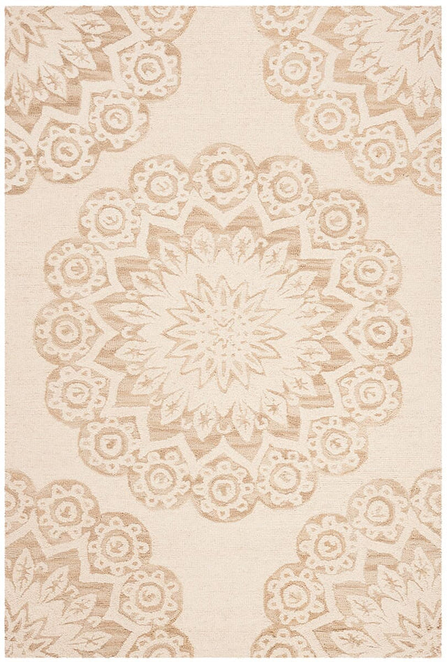 Safavieh Blossom Blm108B Ivory / Beige Rugs.