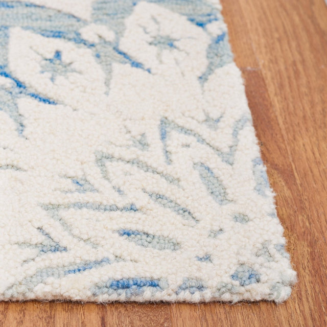 Safavieh Blossom Blm108M Ivory/Blue Rug.