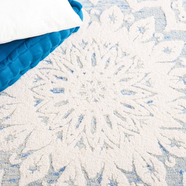 Safavieh Blossom Blm108M Ivory/Blue Rug.