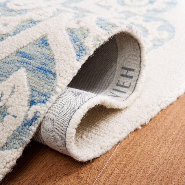 Safavieh Blossom Blm108M Ivory/Blue Rug.