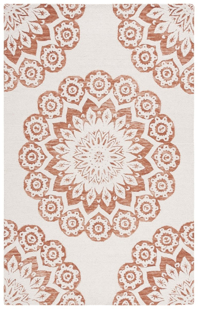 Safavieh Blossom Blm108U Ivory/Pink Rug.