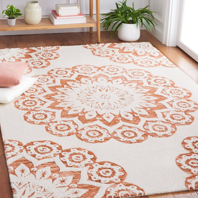 Safavieh Blossom Blm108U Ivory/Pink Rug.