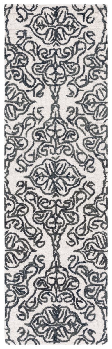 Safavieh Blossom Blm112A Ivory/Black Rug.