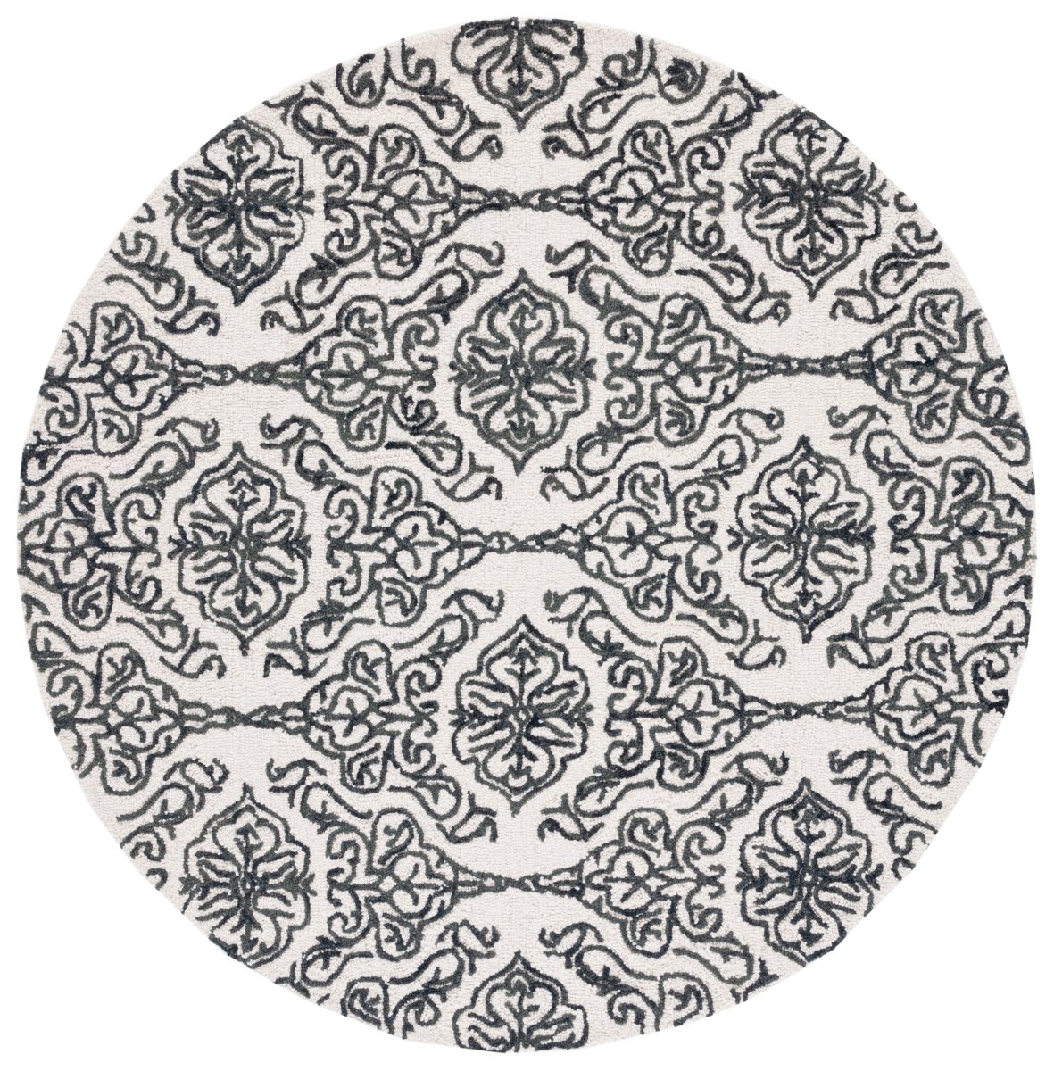 Safavieh Blossom Blm112A Ivory/Black Rug.