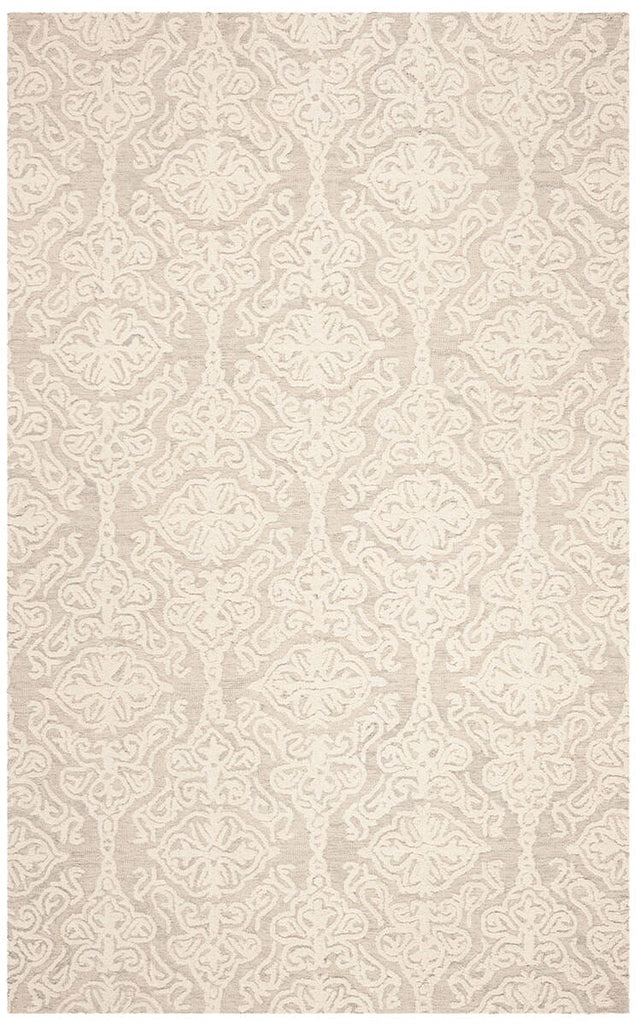 Safavieh Blossom Blm112G Silver/Ivory Rug.