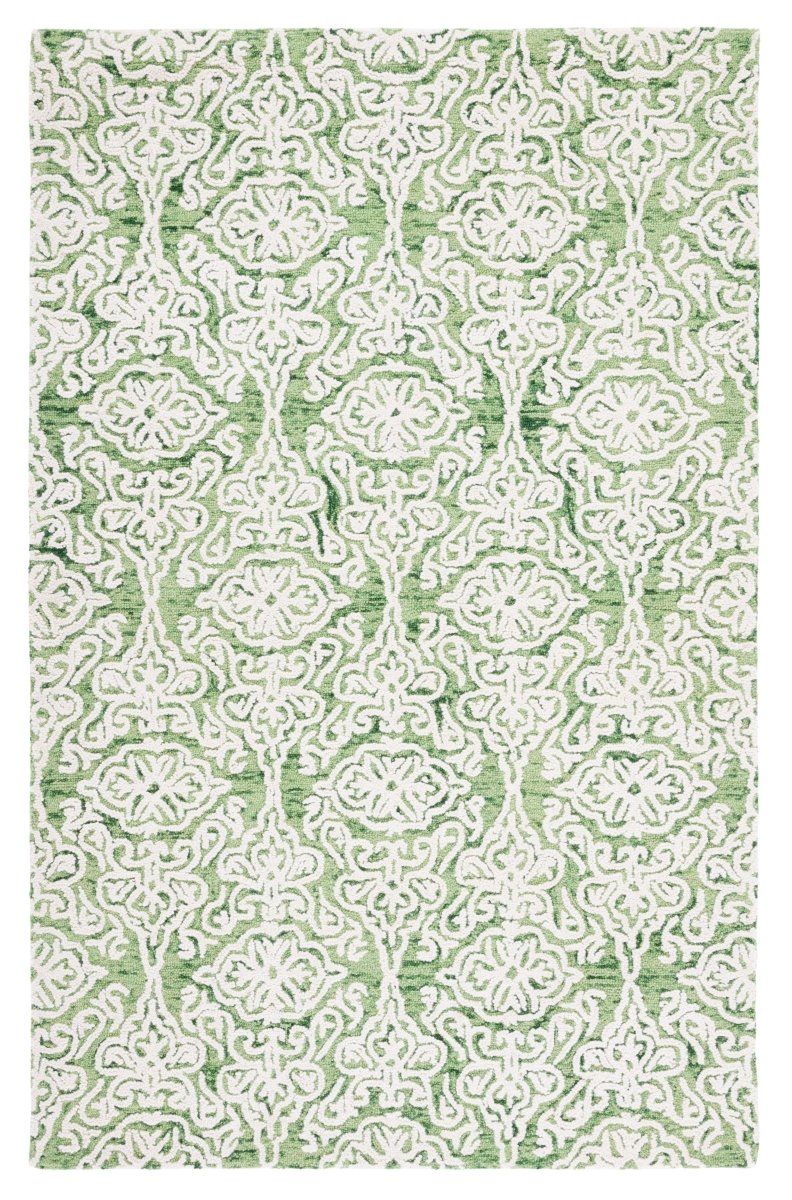 Safavieh Blossom Blm112Y Green/Ivory Rug.