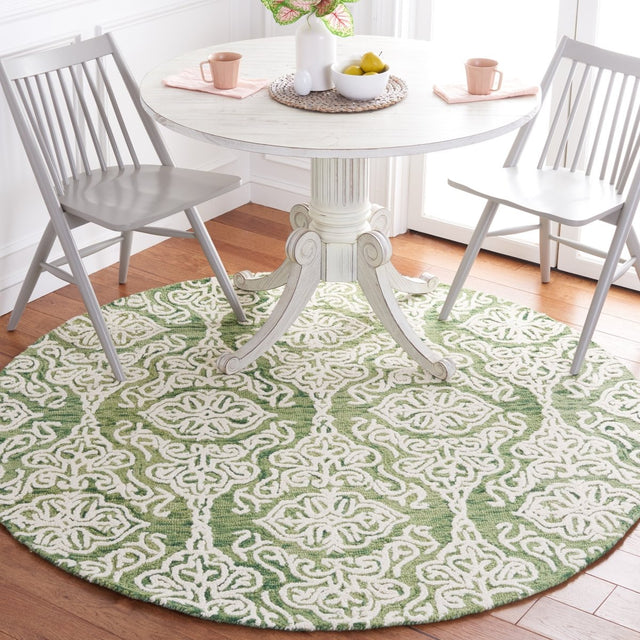 Safavieh Blossom Blm112Y Green/Ivory Rug.