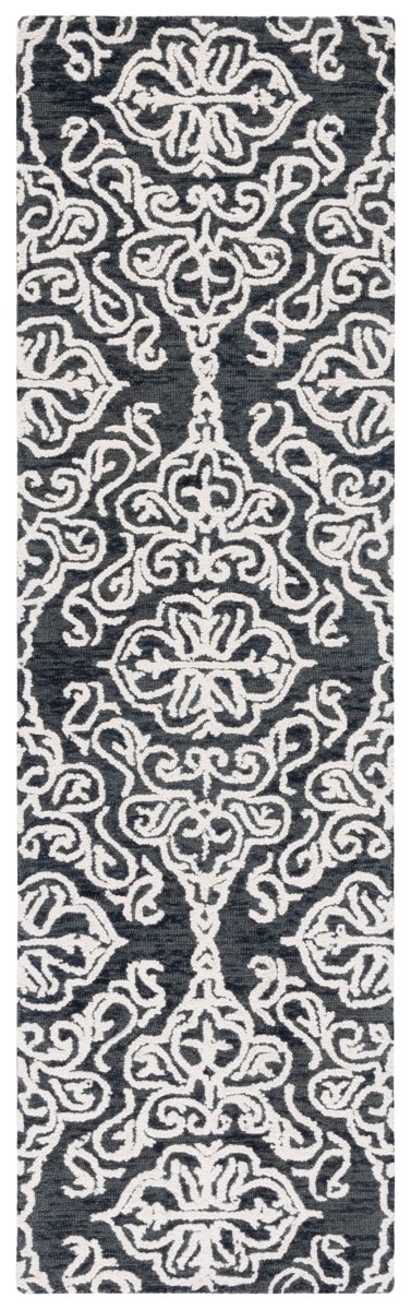 Safavieh Blossom Blm112Z Black/Ivory Rug.