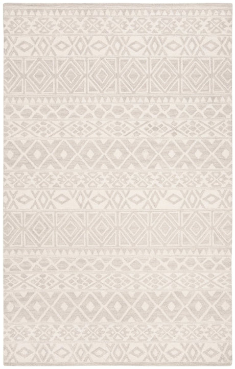 Safavieh Blossom Blm113G Silver/Ivory Rug.