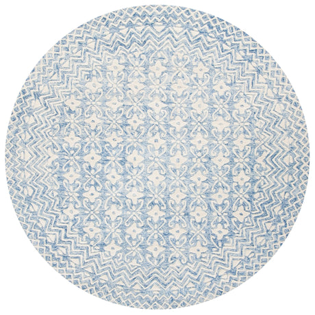 Safavieh Blossom Blm114M Blue/Ivory Rug - Safavieh - blm114m - 6r
